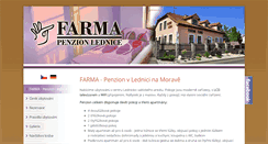 Desktop Screenshot of farma-lednice.cz